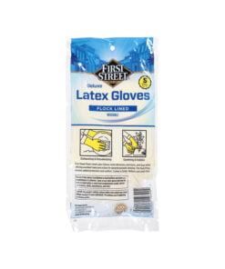 Alternative view of Guantes de látex chicos First Street