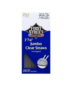Popotes jumbo de plástico First Street