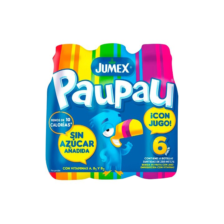 Bebida con jugo de fruta Pau Pau