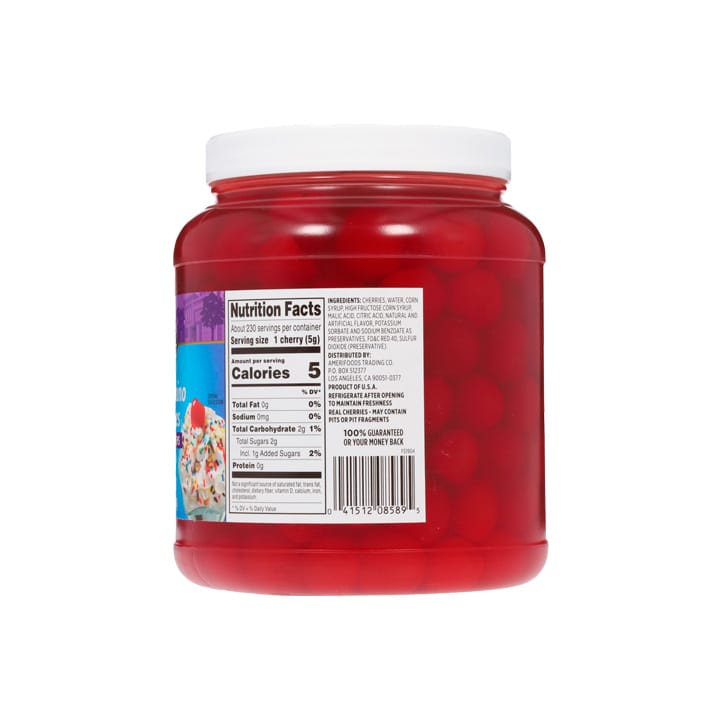 Cerezas sin tallo Maraschino First Street - Image 2