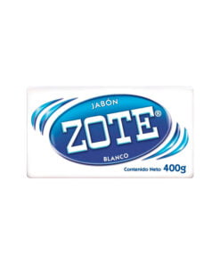 Jabón en barra color blanco Zote (400 g)