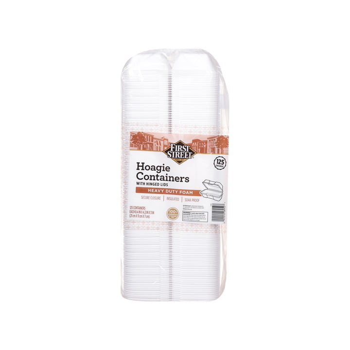 Recipiente de foam para sandwich First Street