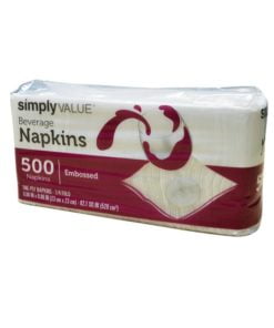 Servilletas para bebidas 1 hoja Simply Value