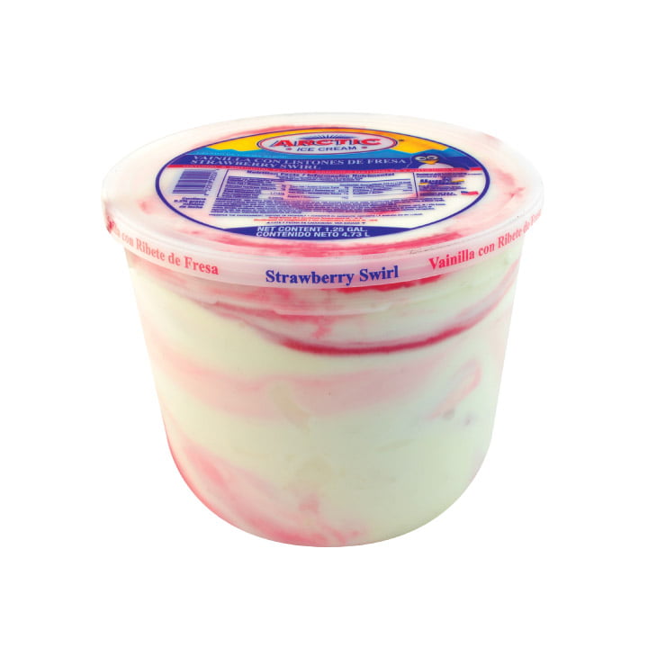 Nieve de Vainilla con ribete de fresa Arctic