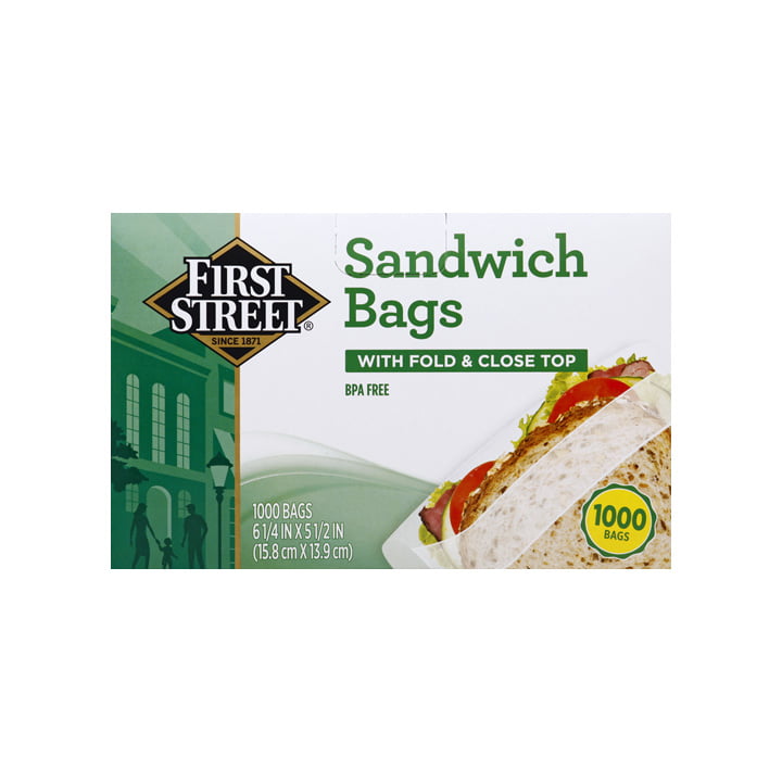 Bolsas para sandwich First Street
