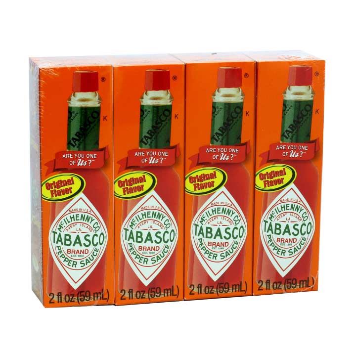Salsa Picante Tabasco 4 piezas