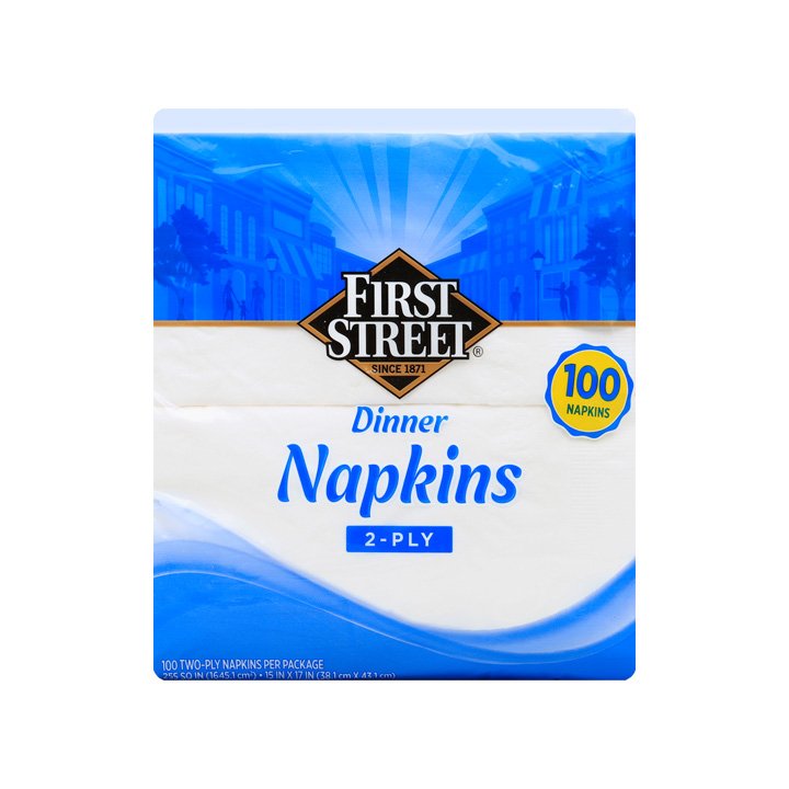 Servilletas para cena hoja doble First Street
