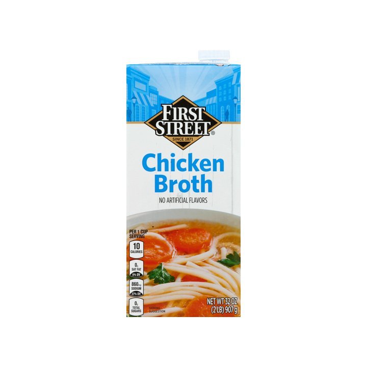 Caldo de pollo First Street