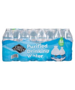 Agua natural First Street 64 pz