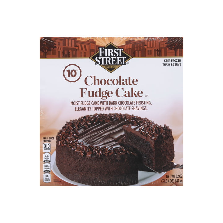 Pastel de chocolate congelado First Street