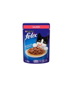 Alimento en sobre con trocitos de salmón Felix de Purina
