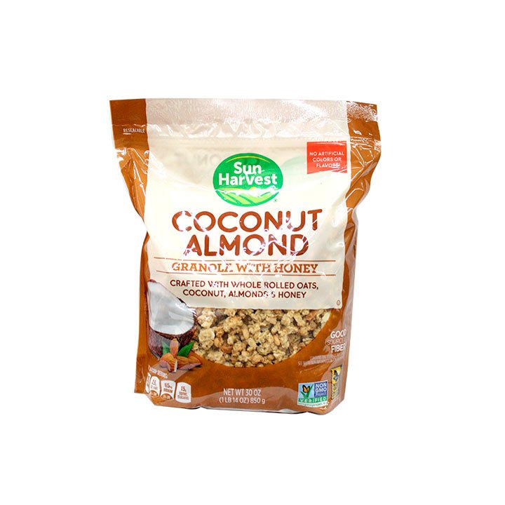Granola con coco y almendra Sun Harvest