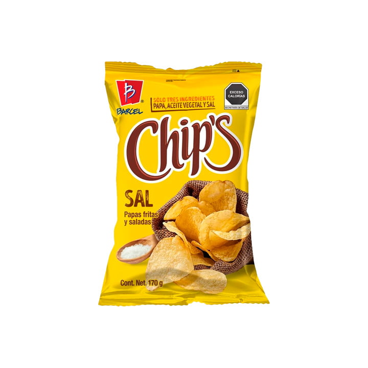 Papas botaneras sabor sal de mar Chip's