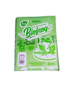 Alternative view of Bolsas biodegradables tipo camiseta polipapel 30x60 Biofrog
