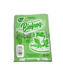 Bolsas biodegradables tipo camiseta polipapel 30x60 Biofrog