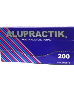 Papel aluminio Alupractik en hojas (200 pz)