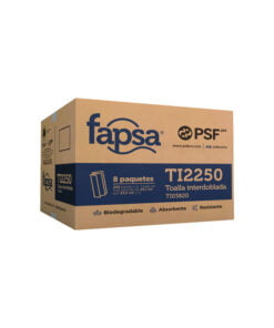 Toalla de papel interdoblada biodegradable Fapsa TI2250