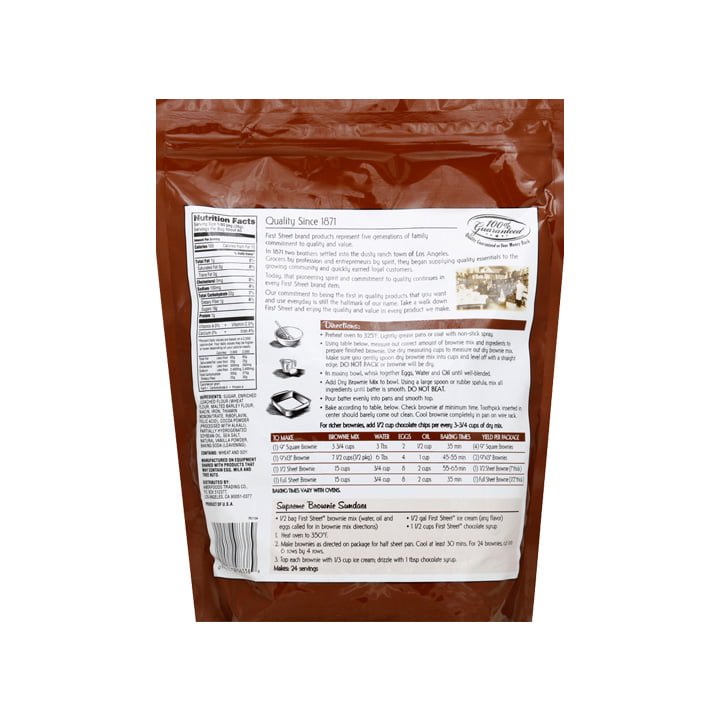 Harina para brownie First Street - Image 2
