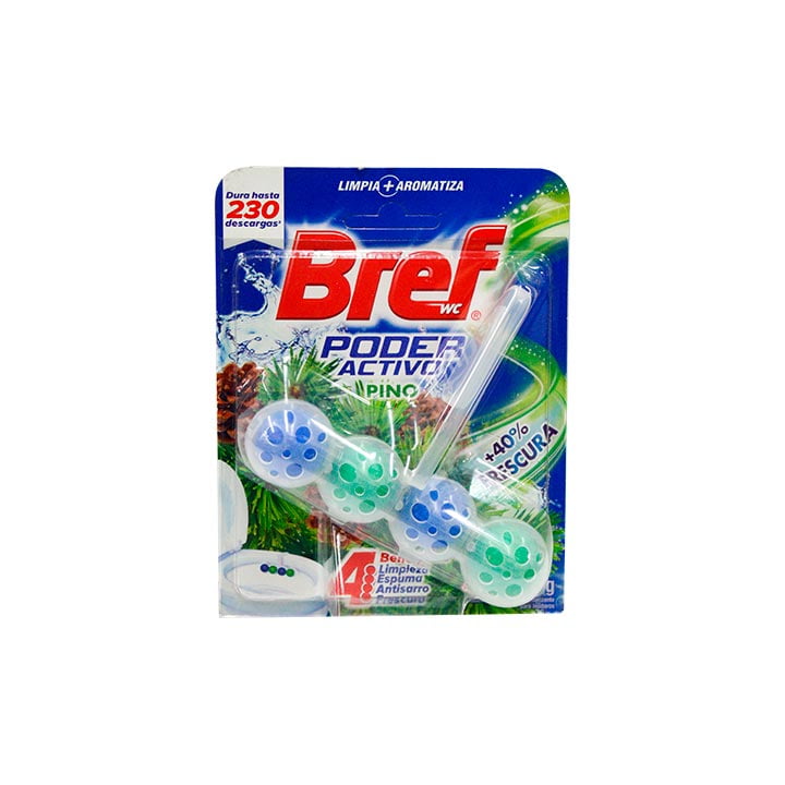 Pastilla para sanitario aroma pino Bref