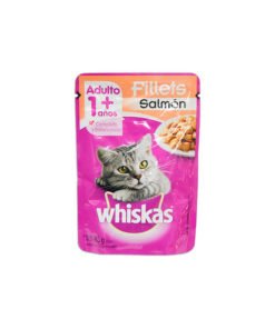 Alimento en sobre para gato sabor salmón Whiskas
