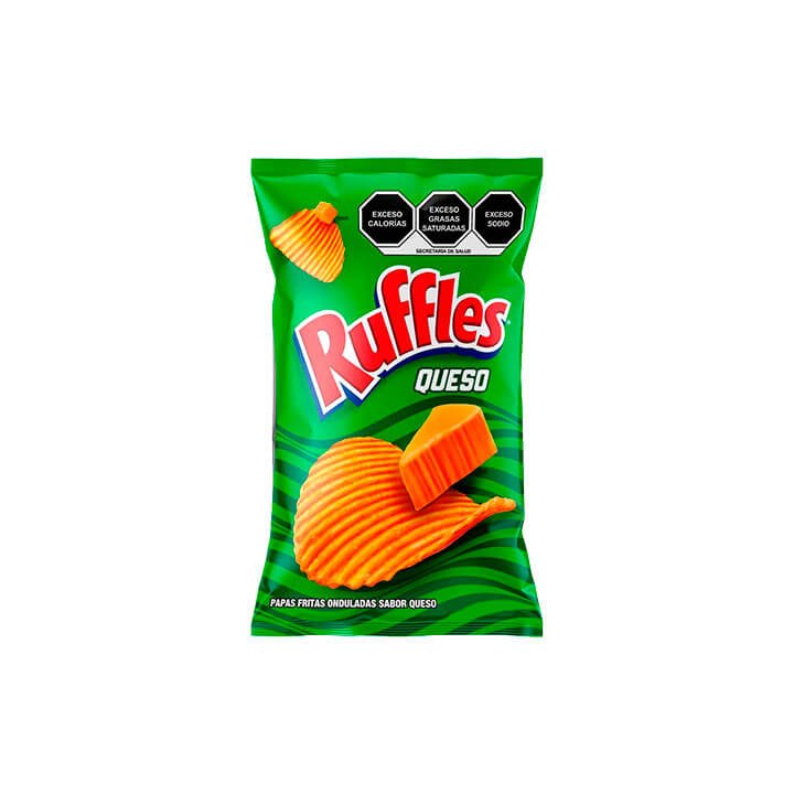 Ruffles con queso Sabritas