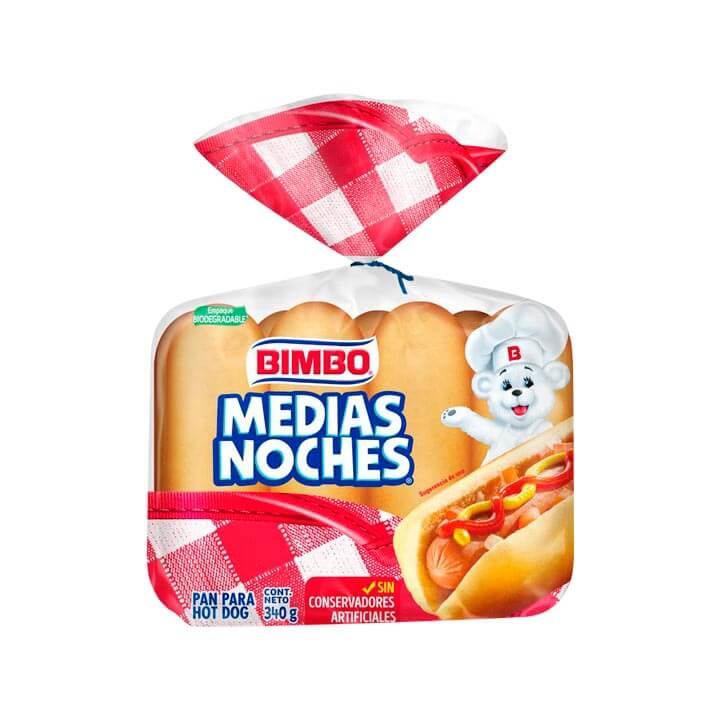 Pan medias noches Bimbo (8 pz)