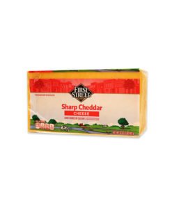 Queso cheddar en barra First Street