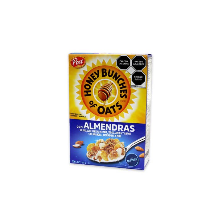 Cereal con almendras Honey Bunches