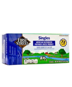 Alternative view of Queso americano rebanado First Street