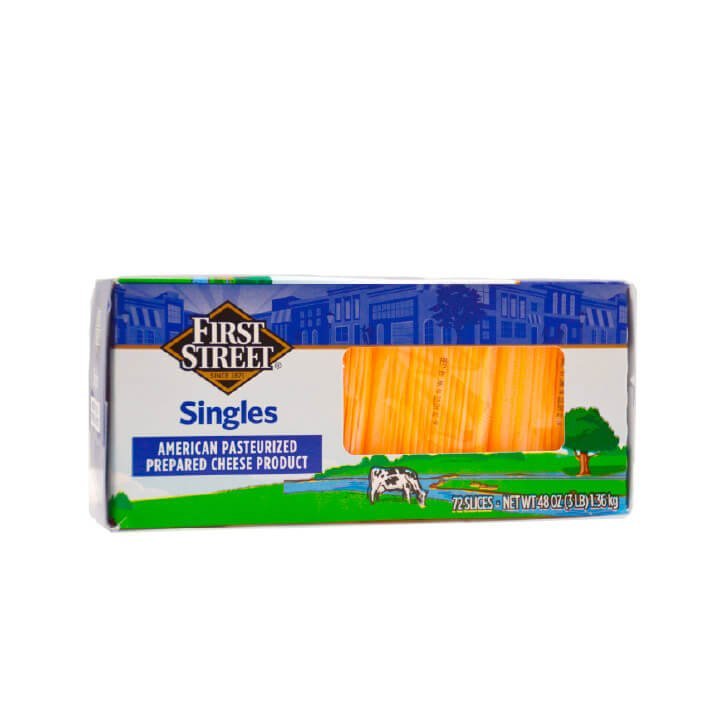 Queso americano rebanado First Street