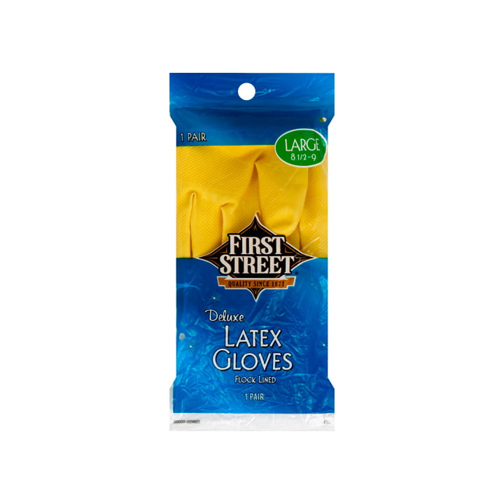 Guantes de latex grandes First Street
