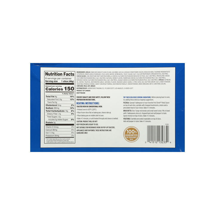 Pan de ajo con cinco quesos First Street - Image 2