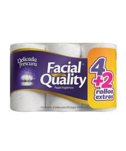 Papel higienico Facial Quality 4 + 2 rollos