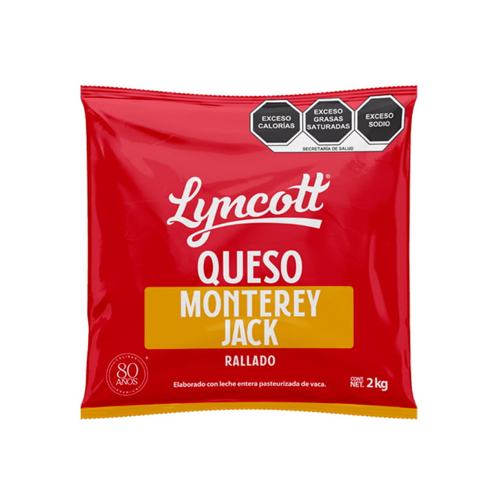 Queso Monterey Jack rallado Lyncott