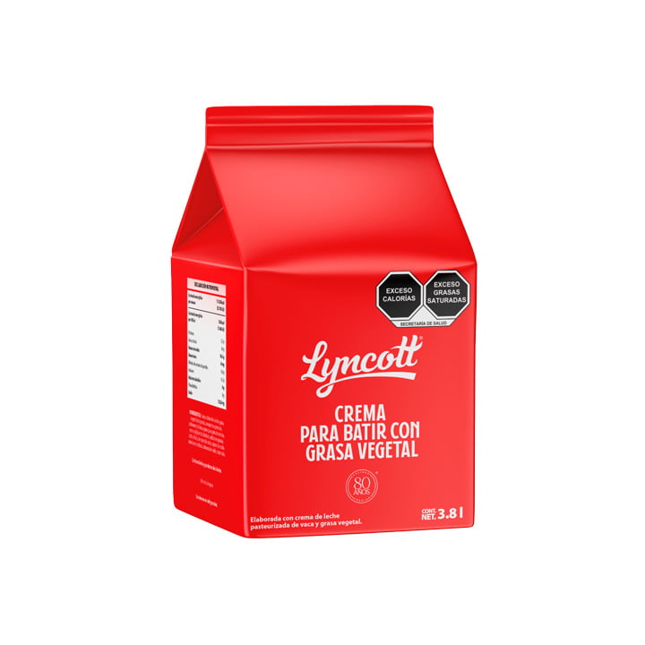 Crema para batir Lyncott