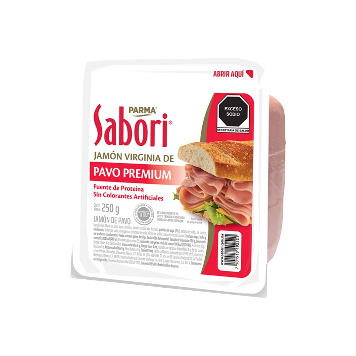 Jamón de pavo Virginia Sabori