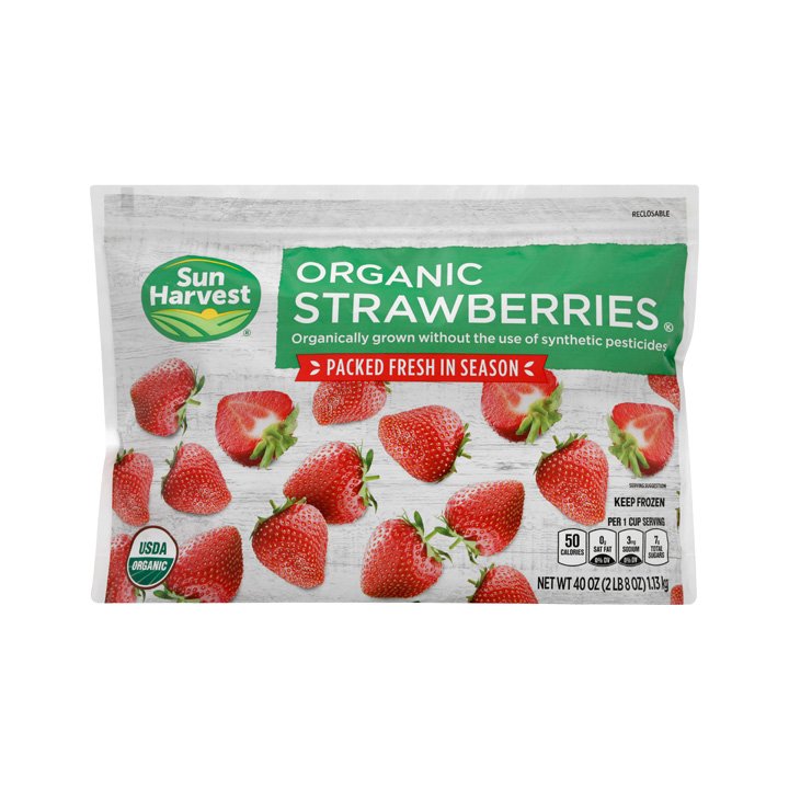 Fresas orgánicas Sun Harvest