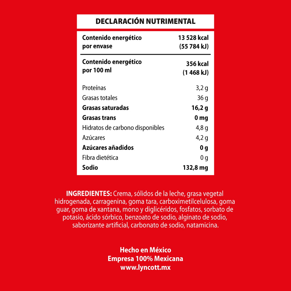 Crema para batir Lyncott - Image 2