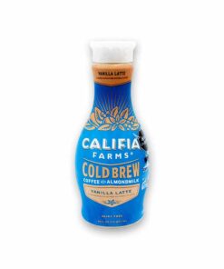 Café late con almendras sabor vainilla Califia Farms