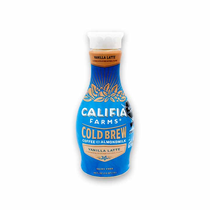 Café late con almendras sabor vainilla Califia Farms
