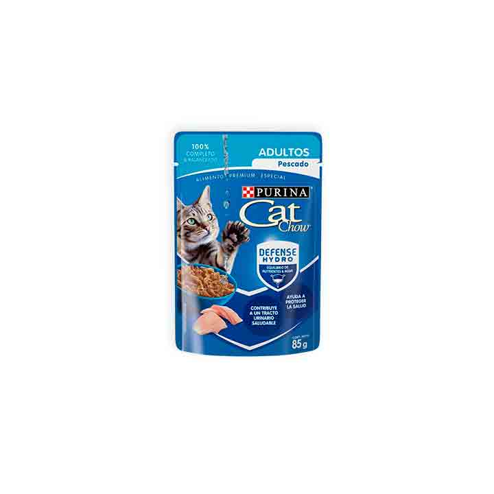Alimento en sobre para gato adulto sabor pescado Cat Chow