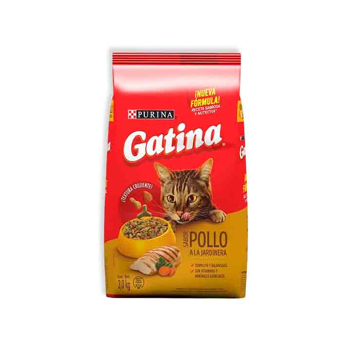Alimento para gato sabor pollo a la jardinera Gatina (3 kg)