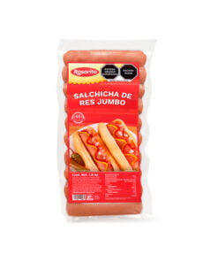 Salchicha de res jumbo para hot dog Rosarito