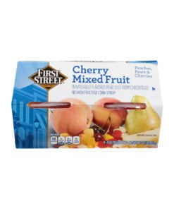 Vaso de frutas mixtas con almíbar ligero First Street