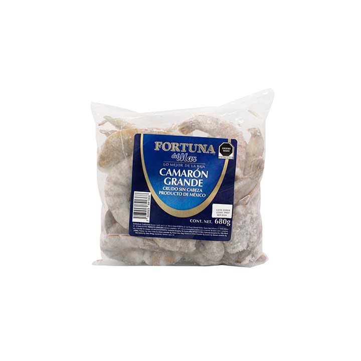 Camarón grande en bolsa Fortuna del Mar