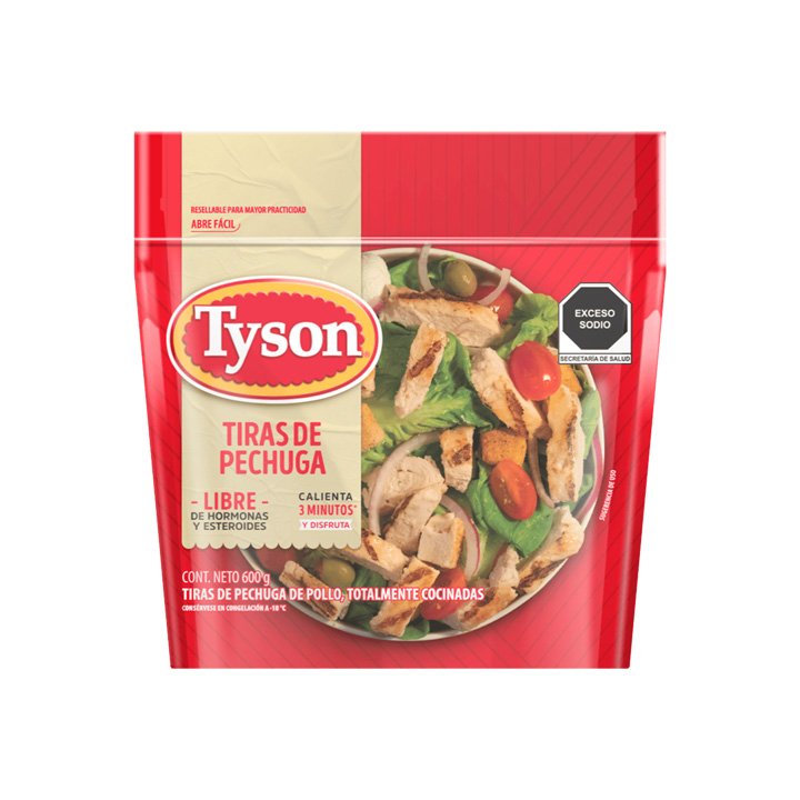 Tiras de pechuga Tyson