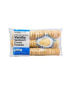 Galletas tipo sándwich sabor vainilla Simply Value