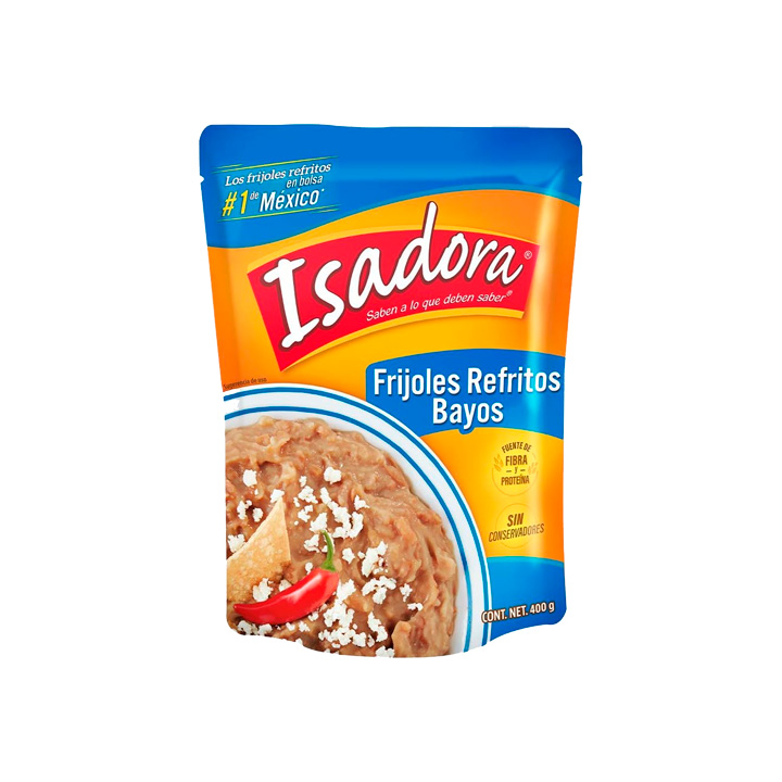 Frijoles refritos bayos Isadora (400 g)
