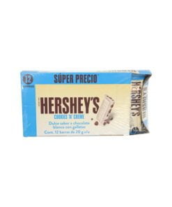 Chocolate blanco con galletas Hershey´s (12 pz)