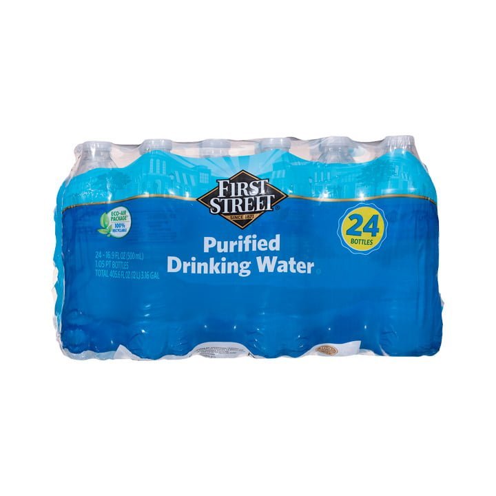 Agua natural First Street 24 pz